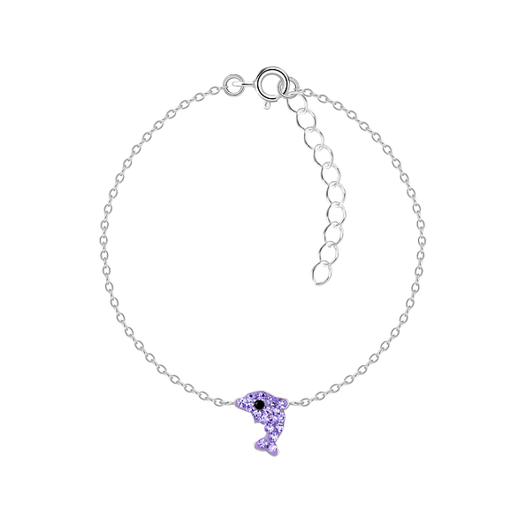 Silver Dolphin Bracelet - 6360