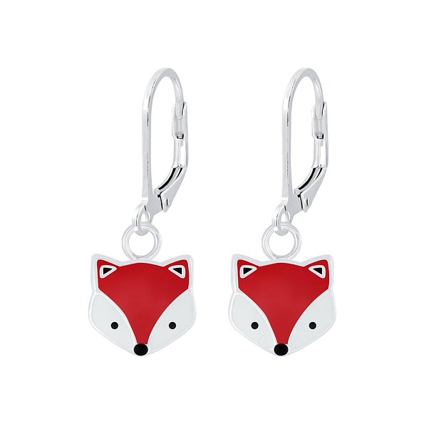 Silver Fox Lever Back Earrings - 6946
