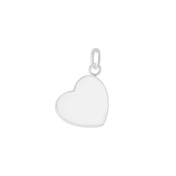 Silver Heart Pendant - 2482