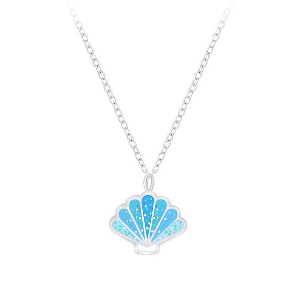 Silver Shell Necklace - 7209