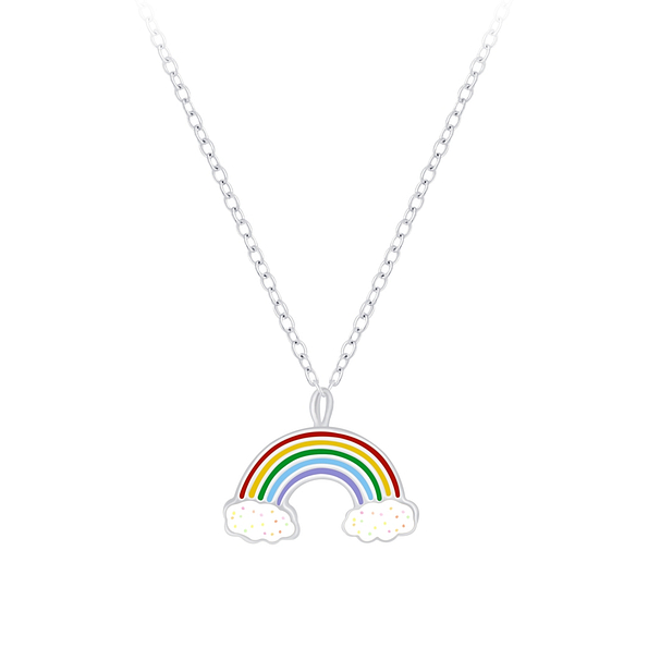 Silver Rainbow Necklace - 6911