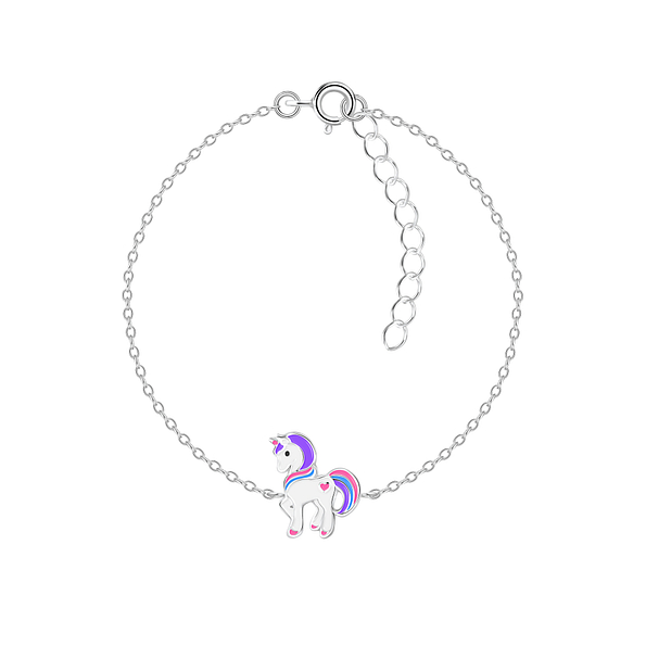 Silver Unicorn Bracelet - 7377