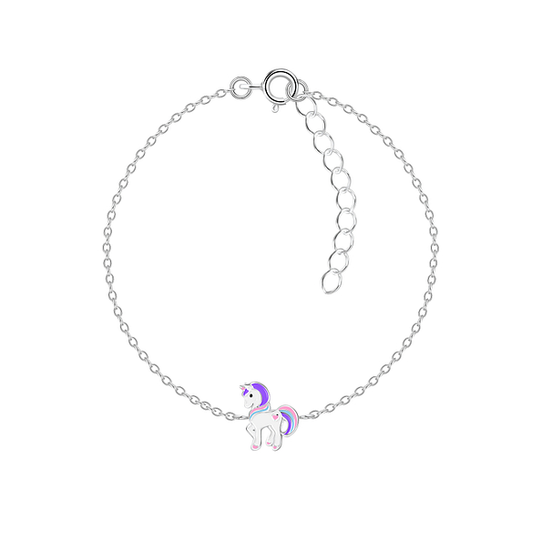 Silver Unicorn Bracelet - 7372