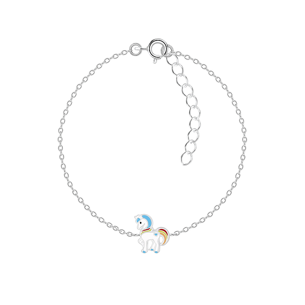 Silver Unicorn Bracelet - 8785