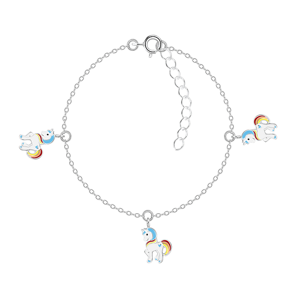 Silver Unicorn Bracelet - 6698