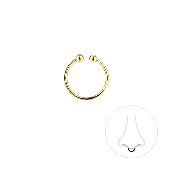10mm Silver Septum Clip - 7467
