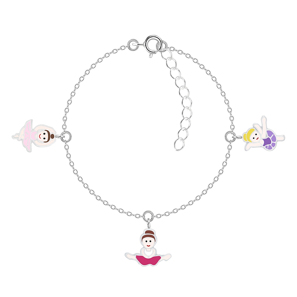 Silver Ballerina Bracelet - 7928