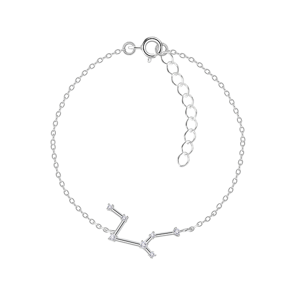 Silver Virgo Constellation Bracelet - 7948