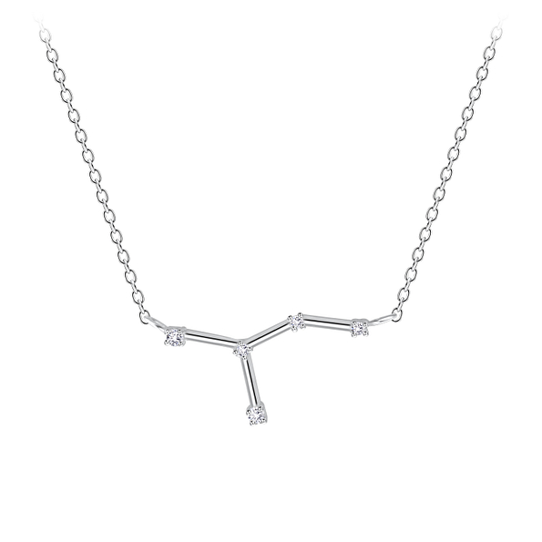Silver Cancer Constellation Necklace - 7950 Silver Cancer Constellation Necklace - 7950
