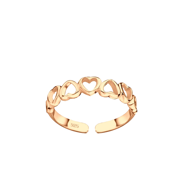 Silver Heart Toe Ring - 5511 Silver Heart Toe Ring - 5511