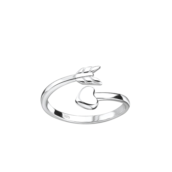 Silver Arrow Toe Ring - 8130