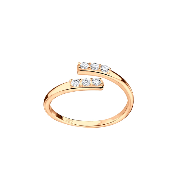 Silver Opened Toe Ring - 8285