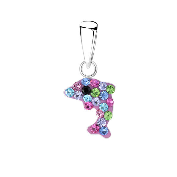 Silver Dolphin Pendant - 8368