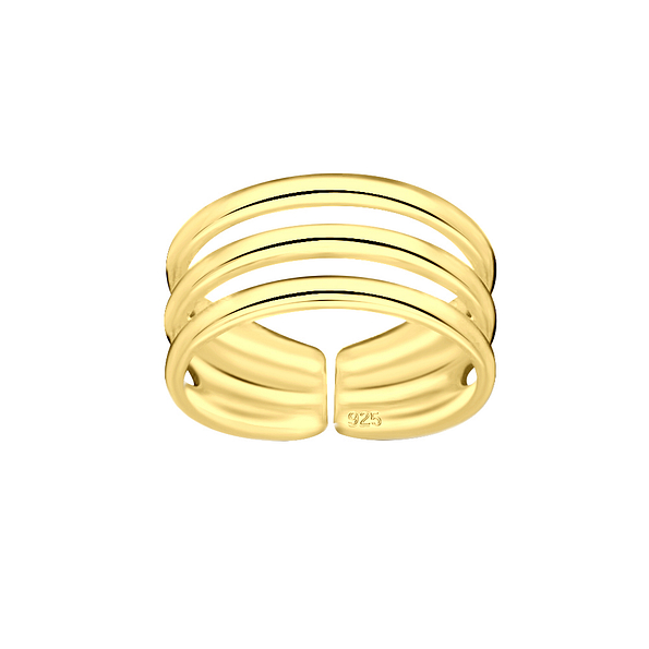 Silver Stackable Adjustable Toe Ring - 7839 Silver Stackable Adjustable Toe Ring - 7839