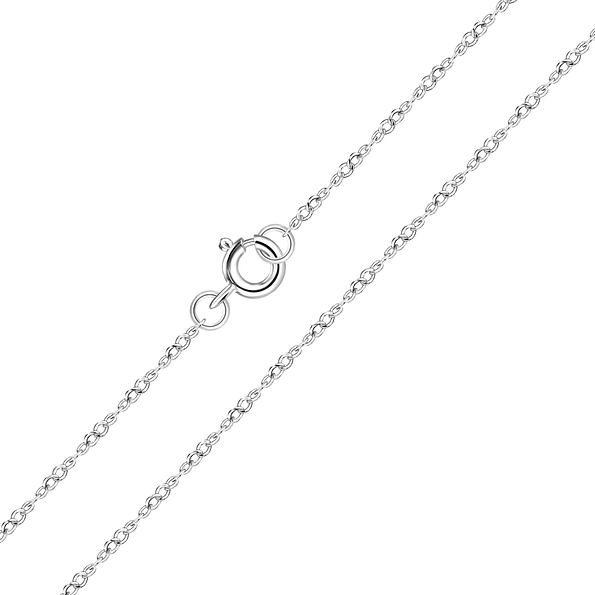 45cm Silver Twisted Chain - 8375