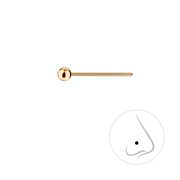 2mm Silver Ball Nose Stud - 8485