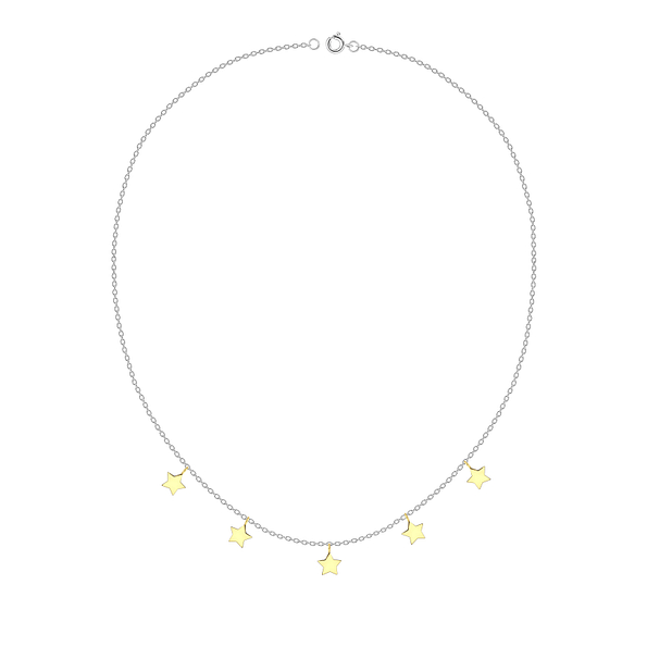 Silver Star Necklace - 8704