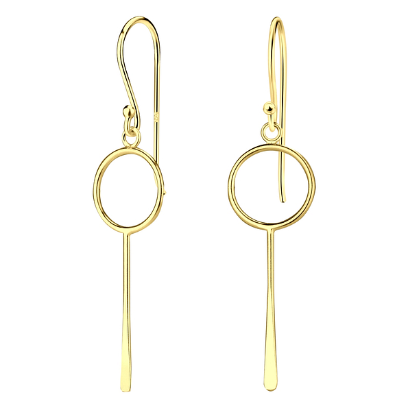 Silver Geometric Earrings - 8797