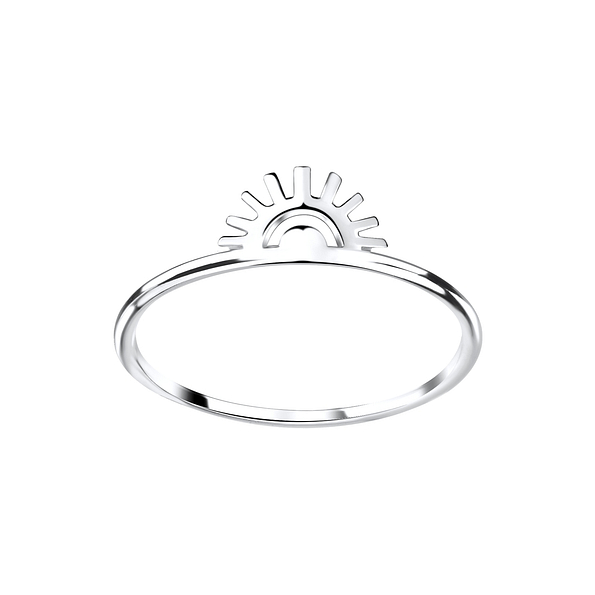 Silver Sun Ring - 8348