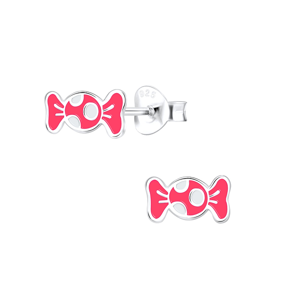 Silver Candy Stud Earrings - 9132