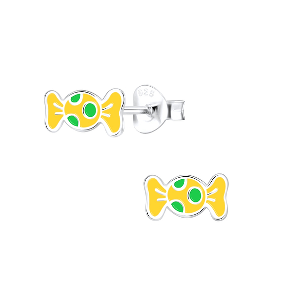 Silver Candy Stud Earrings - 9131