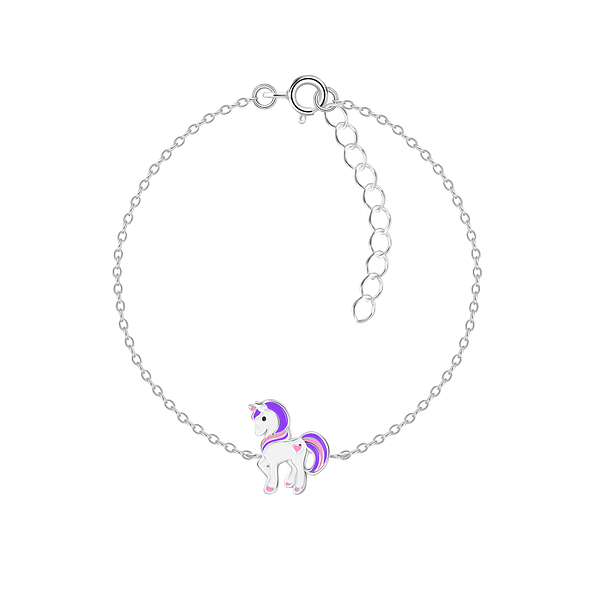 Silver Unicorn Bracelet - 8482