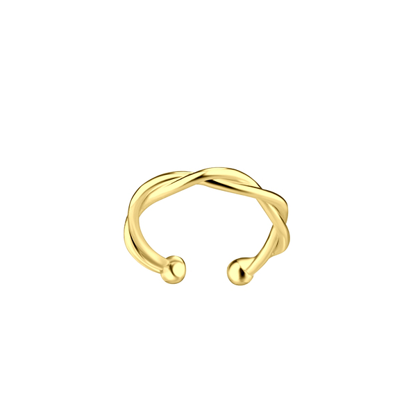 Silver Twisted Ear Cuff - Wholesale - 9272 Silver Twisted Ear Cuff - Wholesale - 9272