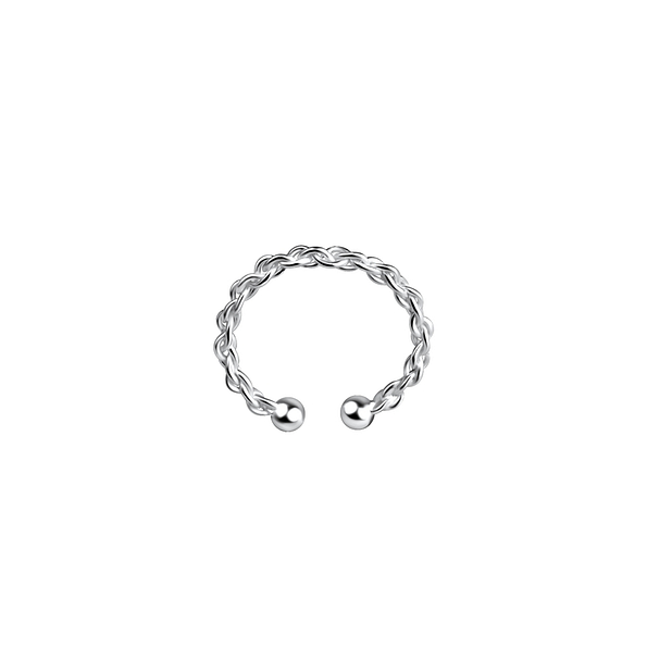 Silver Twisted Ear Cuff - 9201 Silver Twisted Ear Cuff - 9201