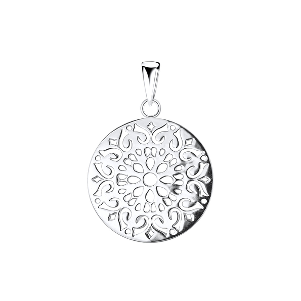 Silver Filigree Pendant - 9289