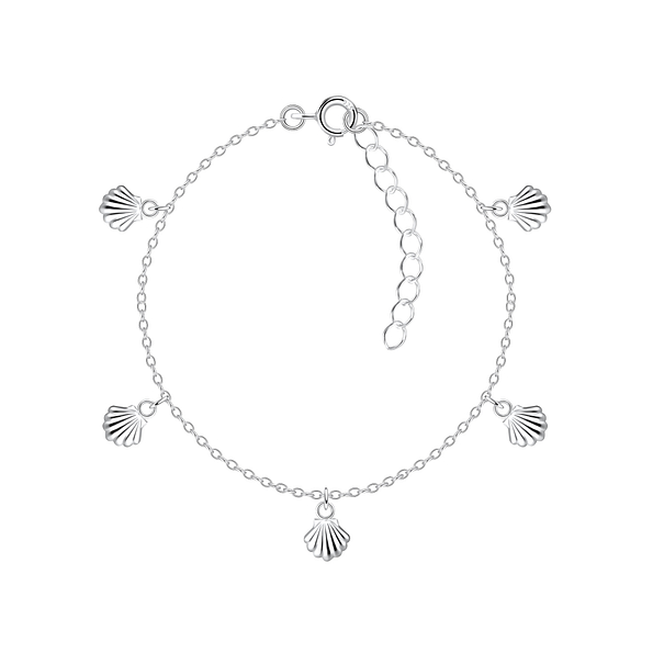 Silver Shell Bracelet - 9356