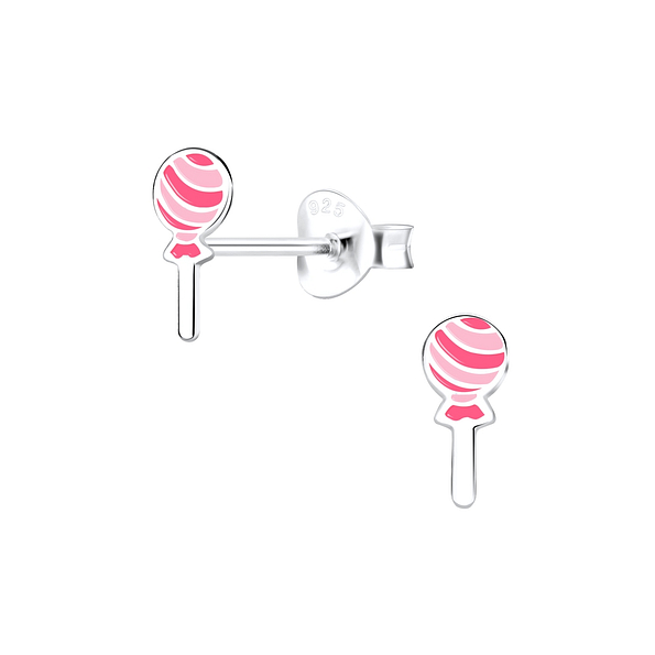 Silver Candy Stud Earrings - 9135