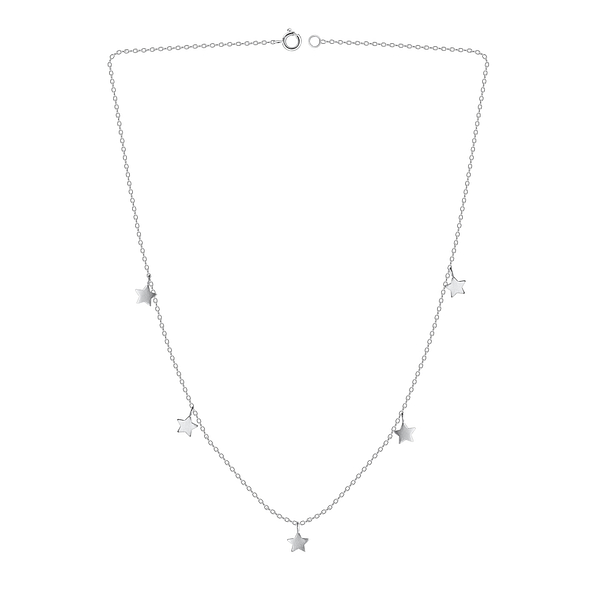 Silver Star Necklace - 9485