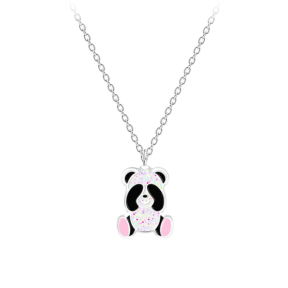 Silver Panda Necklace - 9542 Silver Panda Necklace - 9542