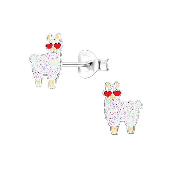 Silver LLama Stud Earrings - 10531 Silver LLama Stud Earrings - 10531