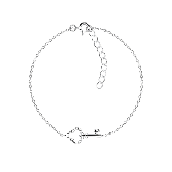 Silver Key Bracelet - 10724