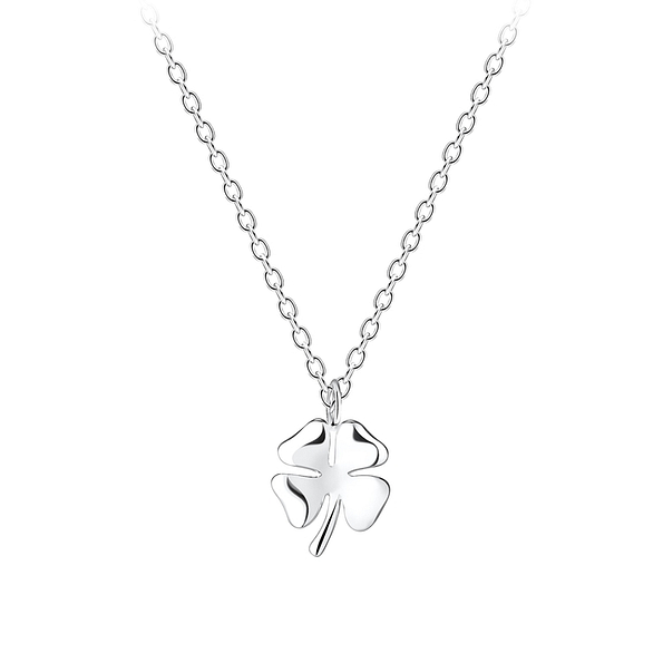 Silver Clover Necklace - 10629