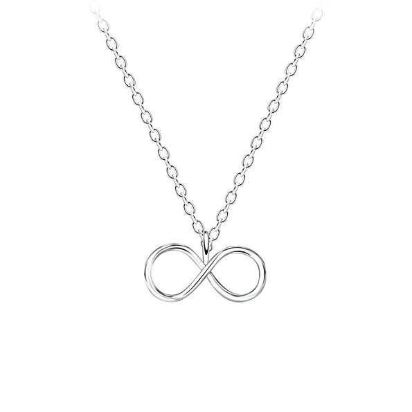Silver Infinity Necklace - 11362