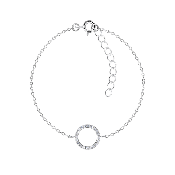 Silver Circle Bracelet - 12720