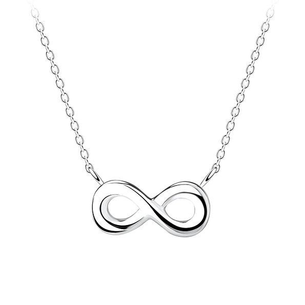 Silver Infinity Necklace - 12832