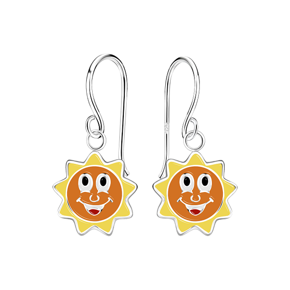 Silver Sun Earrings - 12240