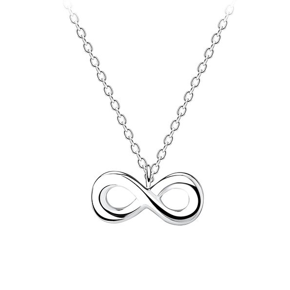 Silver Infinity Necklace - 12042