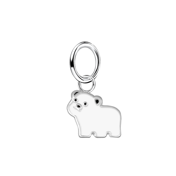 Silver Bear Pendant - 13940