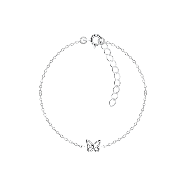 Silver Butterfly Bracelet - 15522