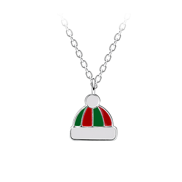 Silver Hat Necklace - 20208