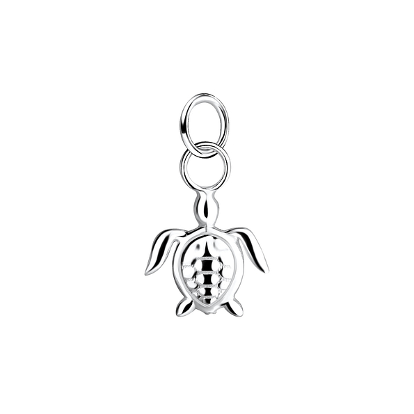 Silver Turtle Pendant - 15527
