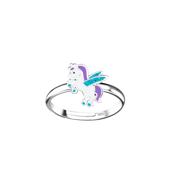 Silver Unicorn Adjustable Ring - 24002 Silver Unicorn Adjustable Ring - 24002