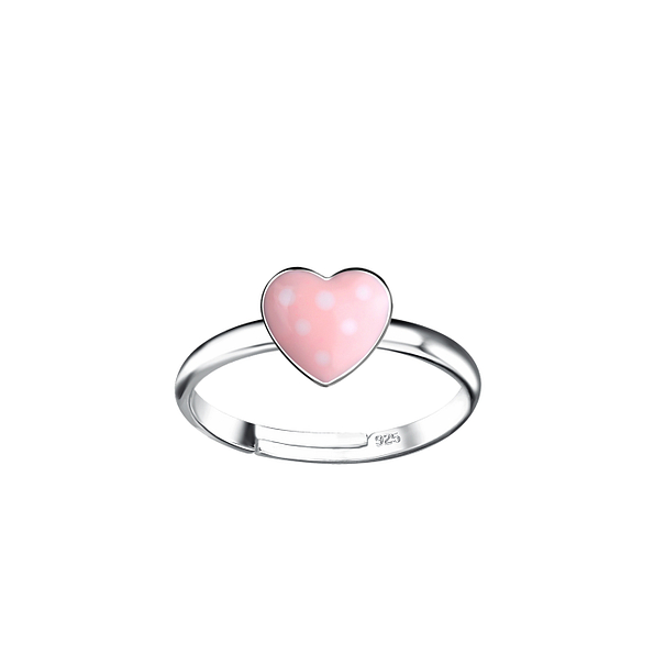 Silver Heart Adjustable Ring - 15745 Silver Heart Adjustable Ring - 15745