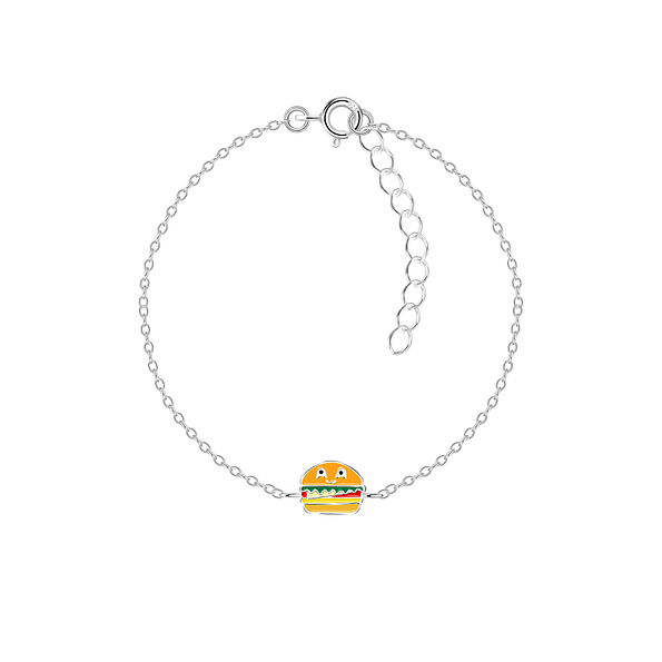Silver Burger Bracelet - 15594 Silver Burger Bracelet - 15594