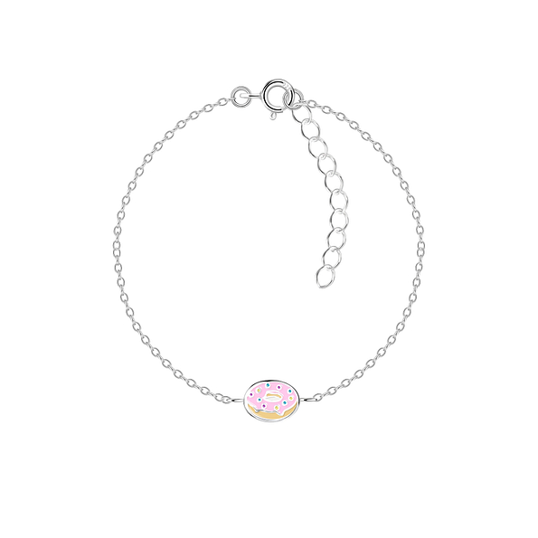 Silver Donut Bracelet - 15607