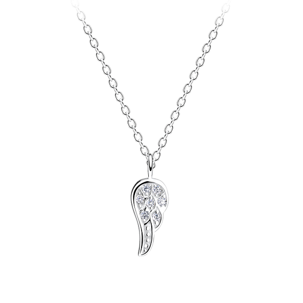 Silver Wing Necklace - 15783
